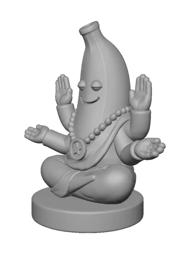 3D model for Banana Bodhisattva