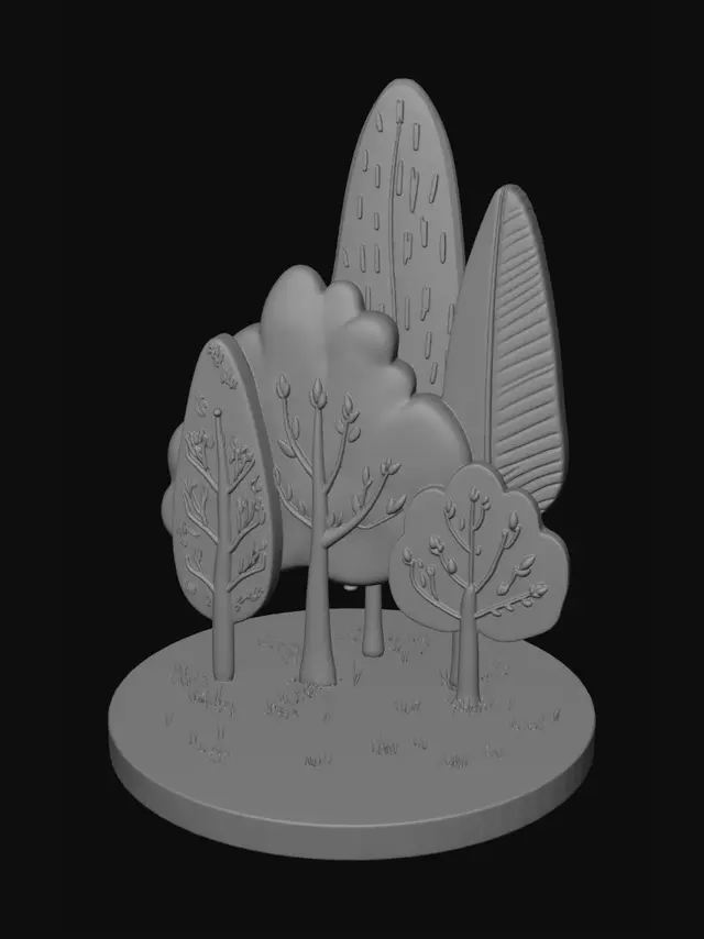 3D model for Pastel Grove