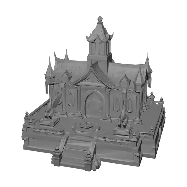 3D model for Azurespire Chapel