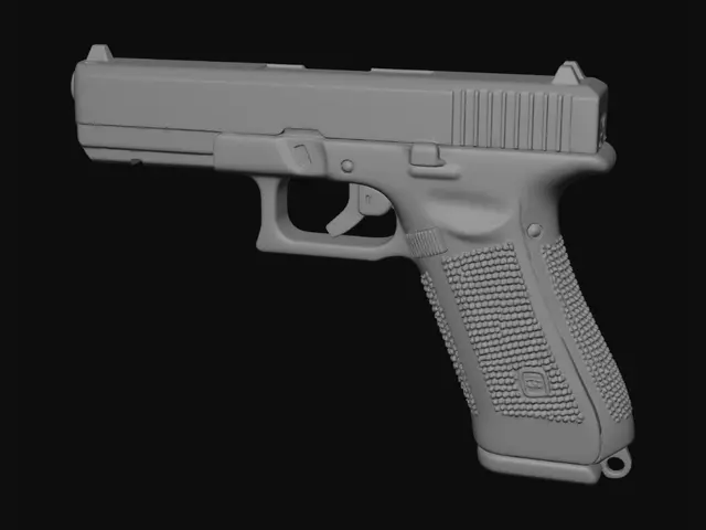 3D model for Desert Tan Glock