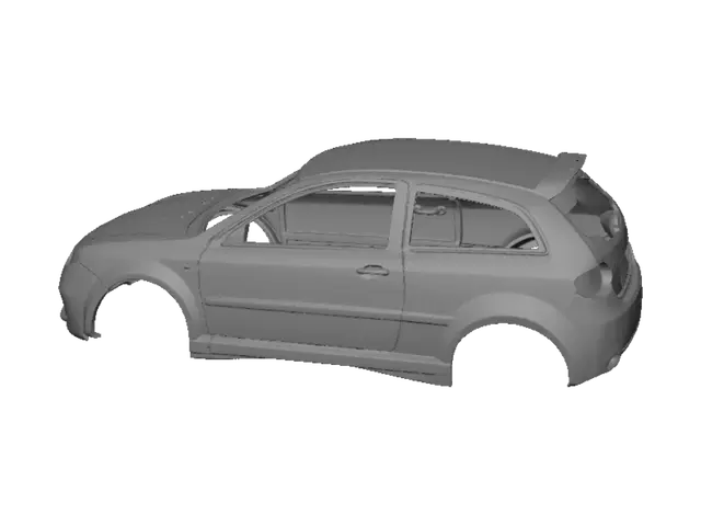 3D model for Crimson Car Body Shell