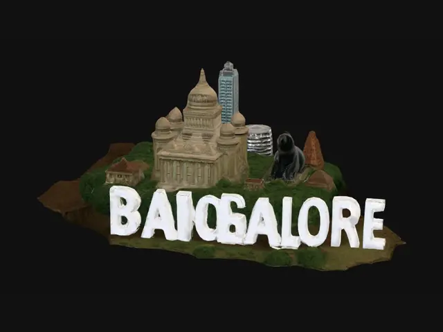 3D model for Miniature Bangalore on a Map