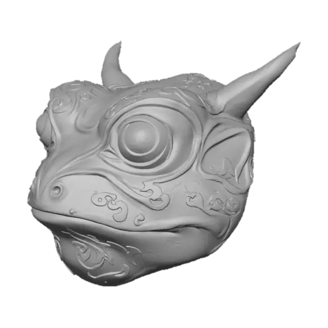 3D model for Mystic Toad Mask