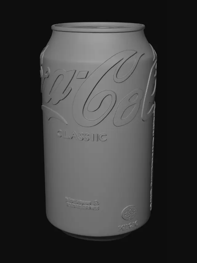 3D model for Coca-Cola Classic Can