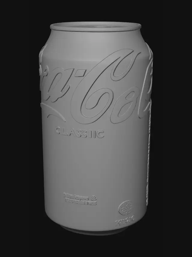 3D model for Coca-Cola Classic Can