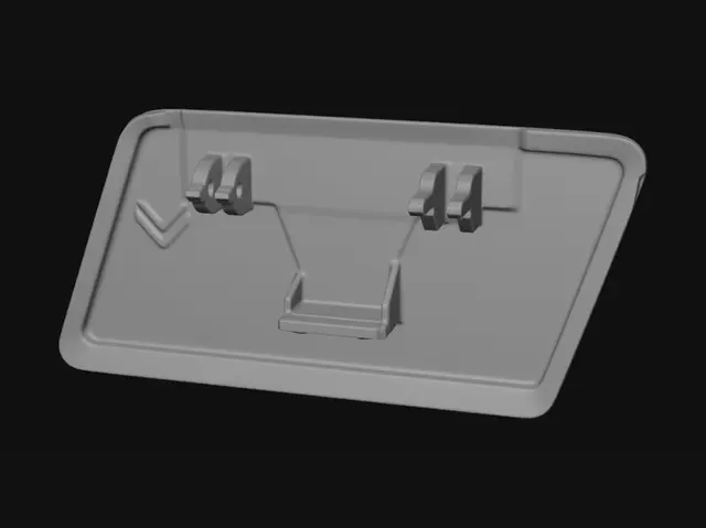 3D model for Mounting plate