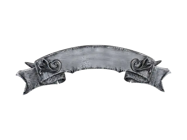 3D model for Ornate Ribbon Banner
