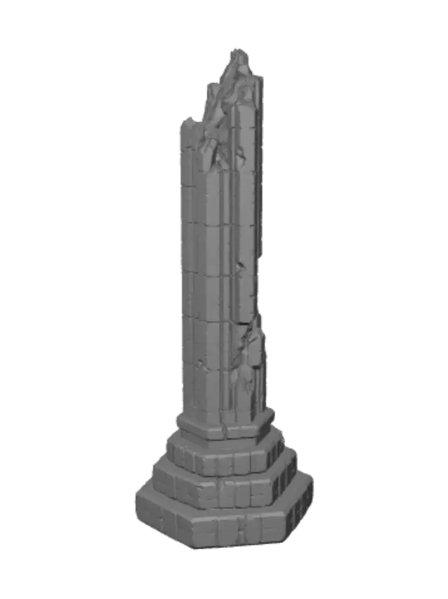 3D model for Basalt Column Tower