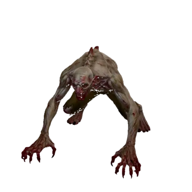 Modelong 3D na Wild Creature - Eyes, ginawa ng AI