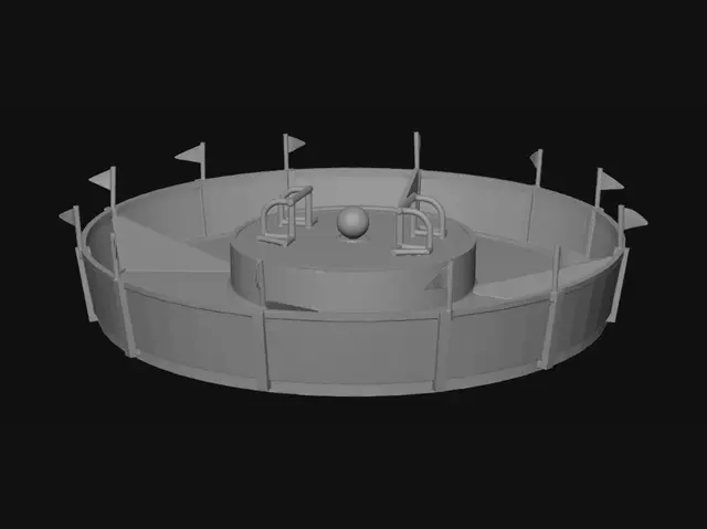 3D model for Green Ring Obstacle on a Soccer Field