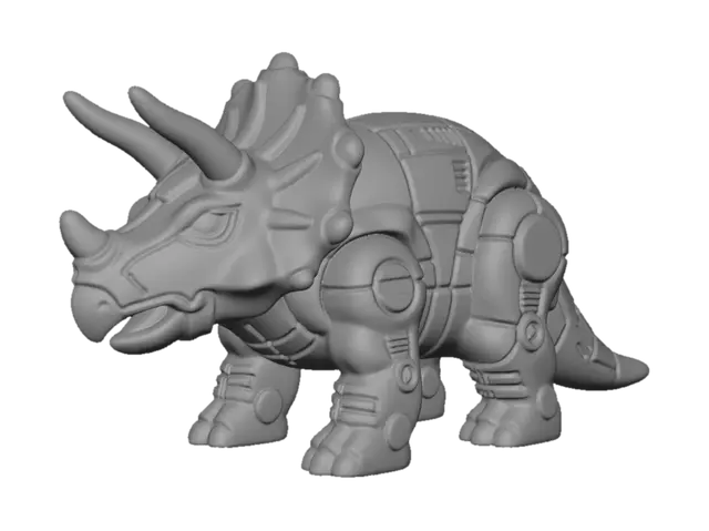 3D model for dinobot slag in dino mode