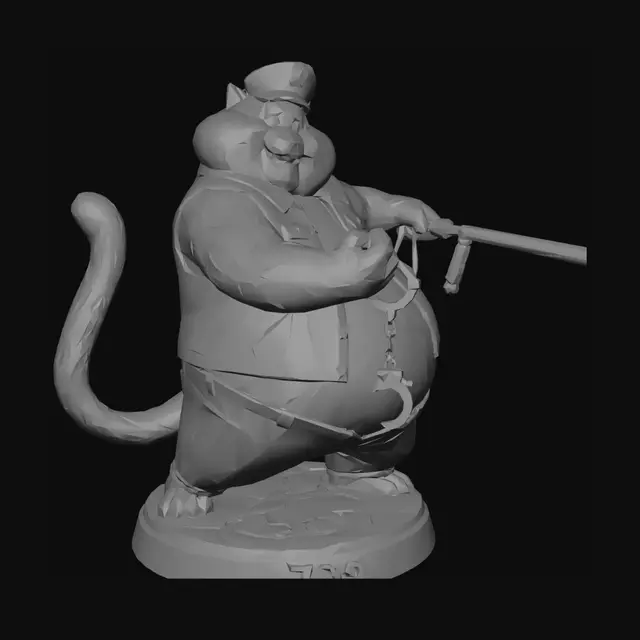 3D model for ZPD Leopard Officer