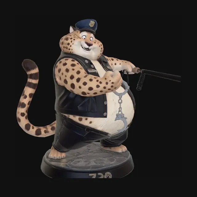 3D model for ZPD Leopard Officer
