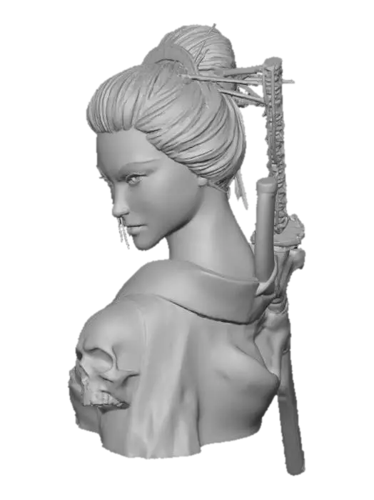 3D model for Geisha