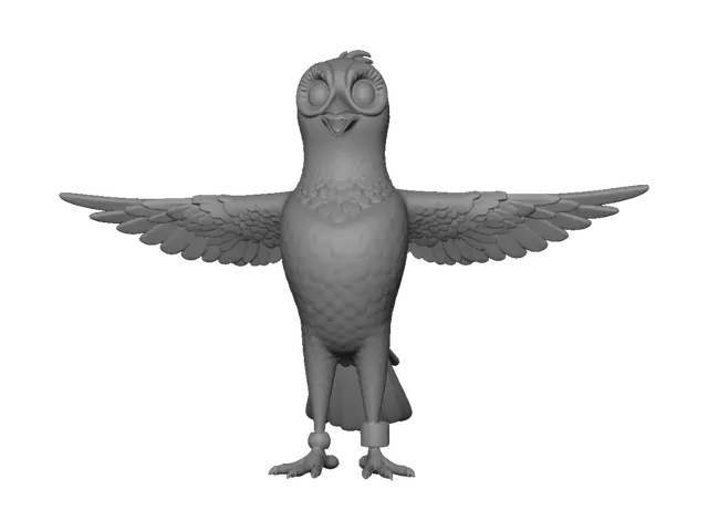 3D model for Joyful Pigeon