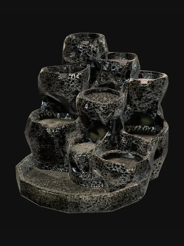 3D model for Faceted Egg Cup Cluster