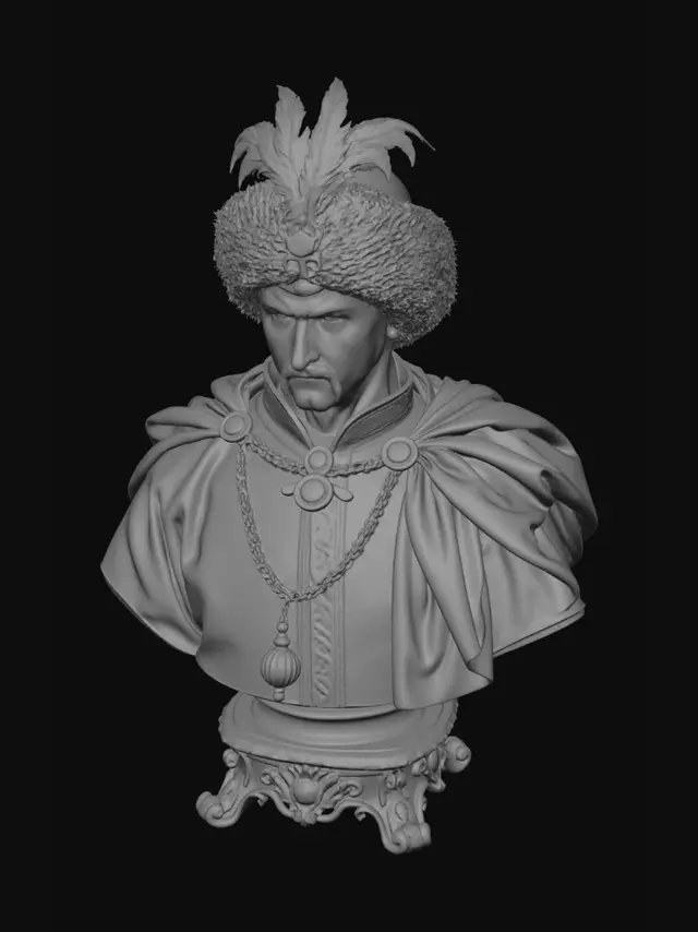 3D model for Emperor of the Velvet Court