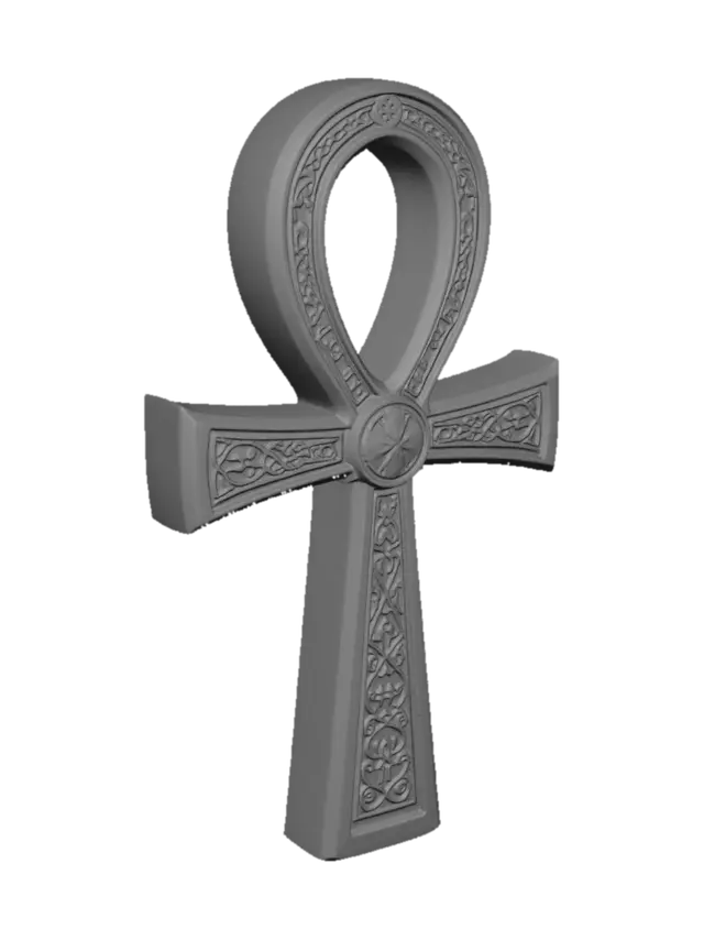 3D model for Ornate Bronze Ankh