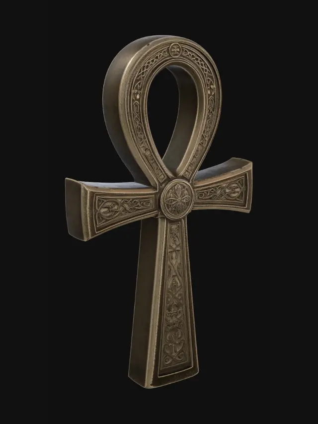 3D model for Ornate Bronze Ankh