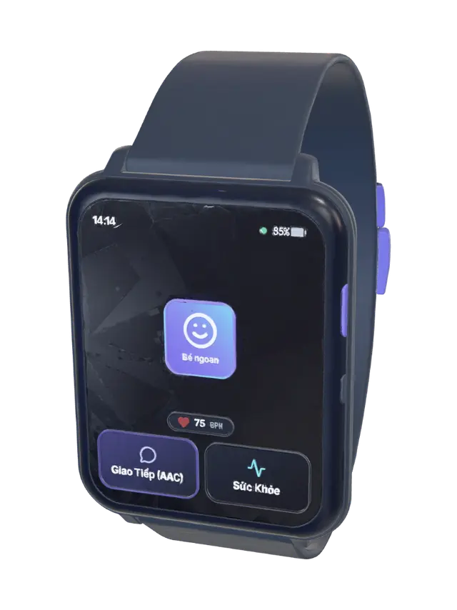 AUTICARE WATCH - Graph-3D-modell, genererad av AI