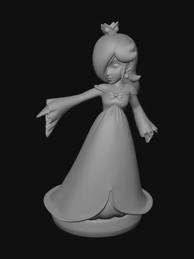3D model for Rosalina in a Turquoise Gown