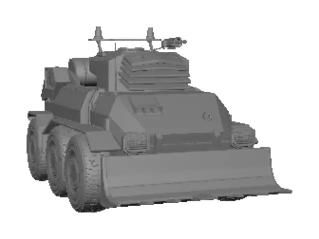 3D model for Ironclad Patrol APC