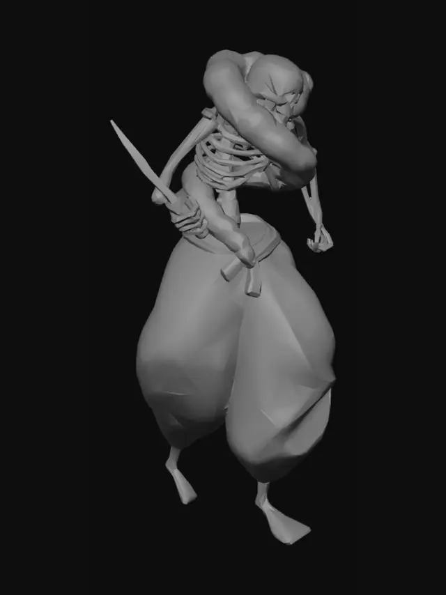 3D model for Skeleton Embrace