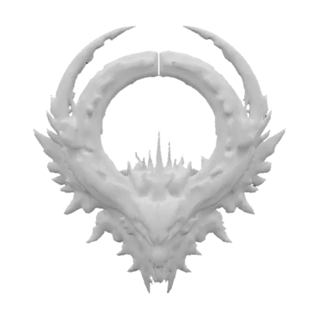 3D model for Kaiju Hunter Sigil, #emblem#