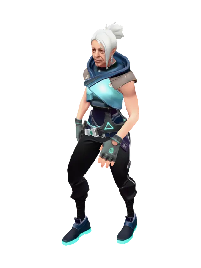 Model 3D Azure Vindicator, dibuat oleh AI