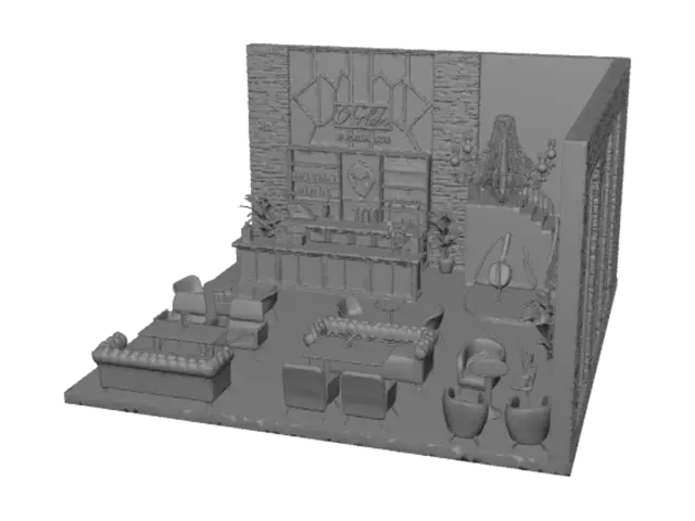 3D model for Cafe by Soul