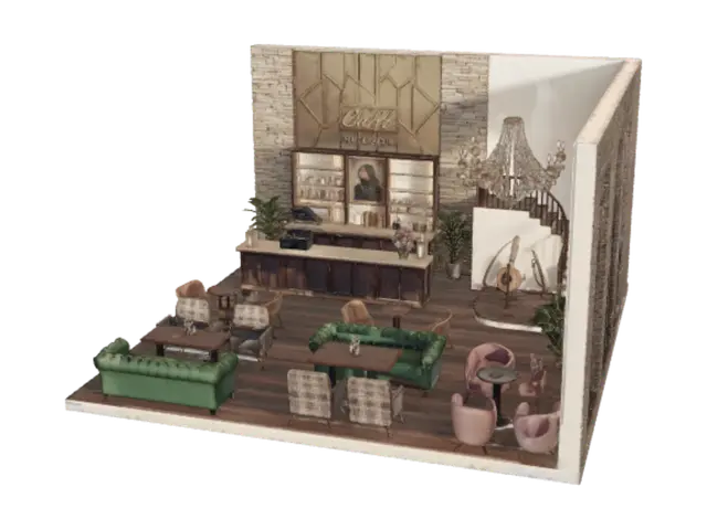3D model for Cafe by Soul