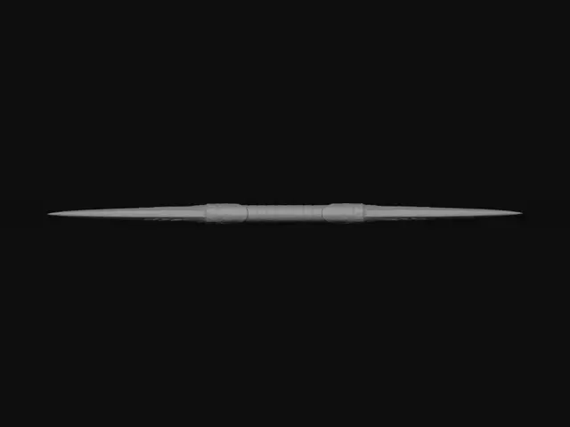 3D model for Floral-Engraved Ceremonial Dagger