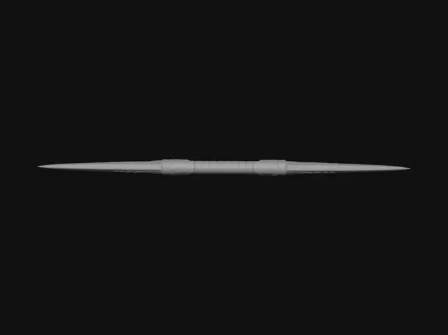 3D model for Floral-Engraved Ceremonial Dagger