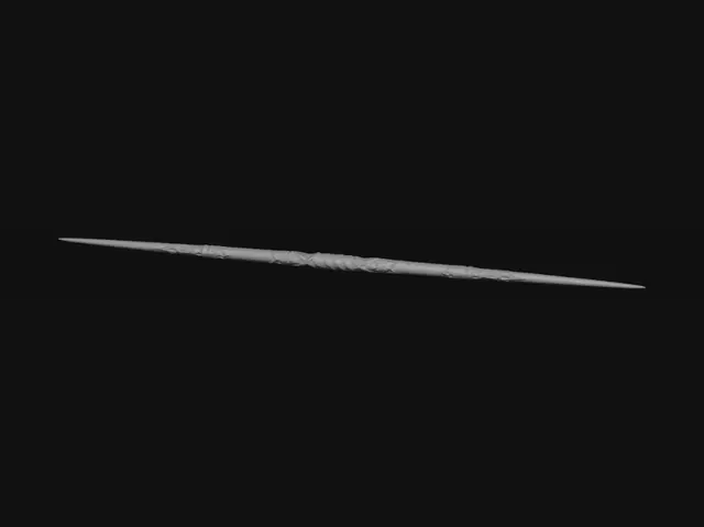 3D model for Ornate ceremonial spear