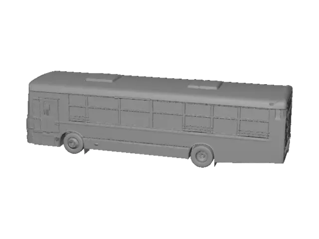 3D model for Green DMRC Bus in Delhi