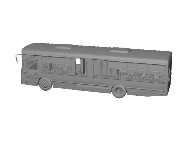 3D model for Green City Bus on the Move