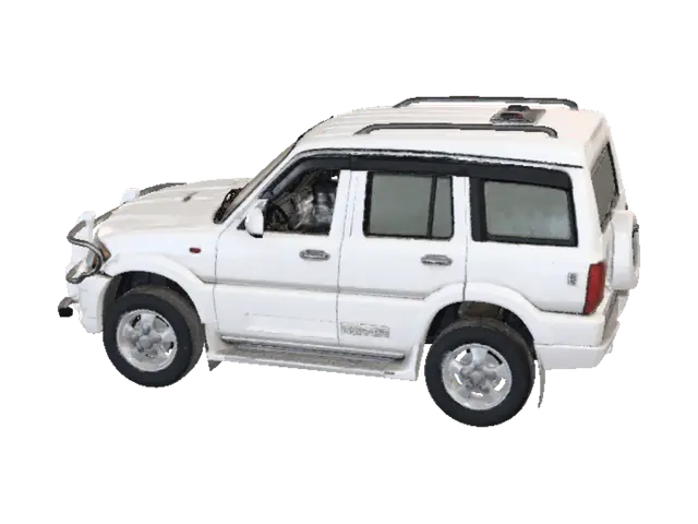 3D model for Rugged White SUV with Bull Bar