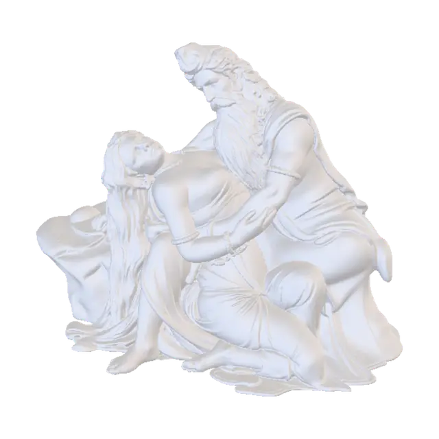 3D model for Lovers in a Cave