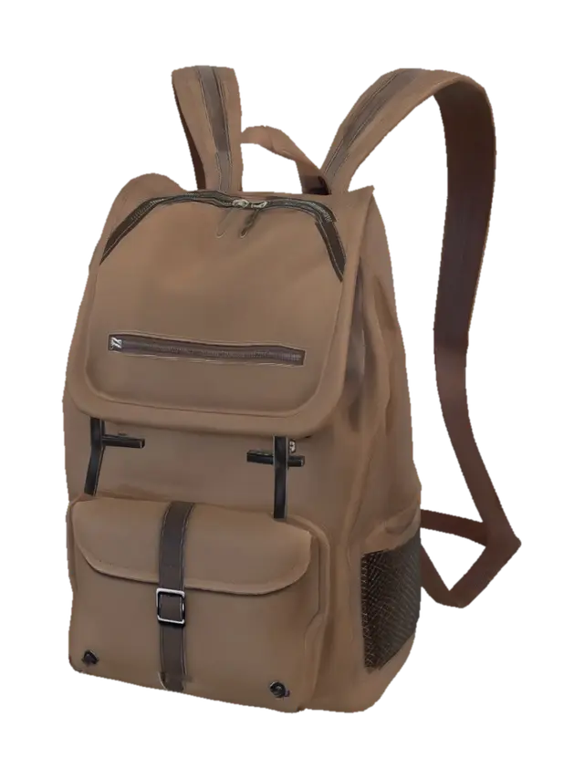 3D model for I need a low Poly picture of a backpack or a chest to use as an inventory button