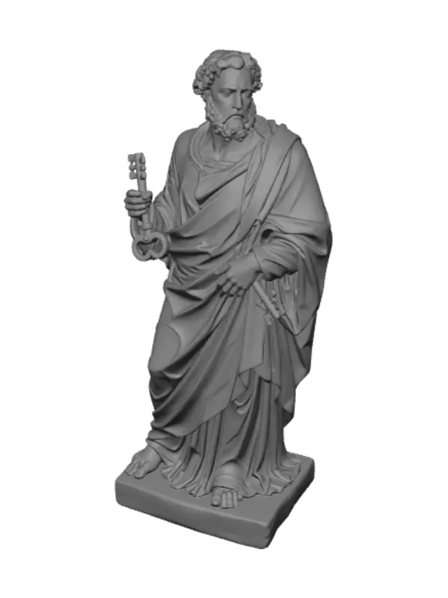 3D model for Saint Peter with Keys