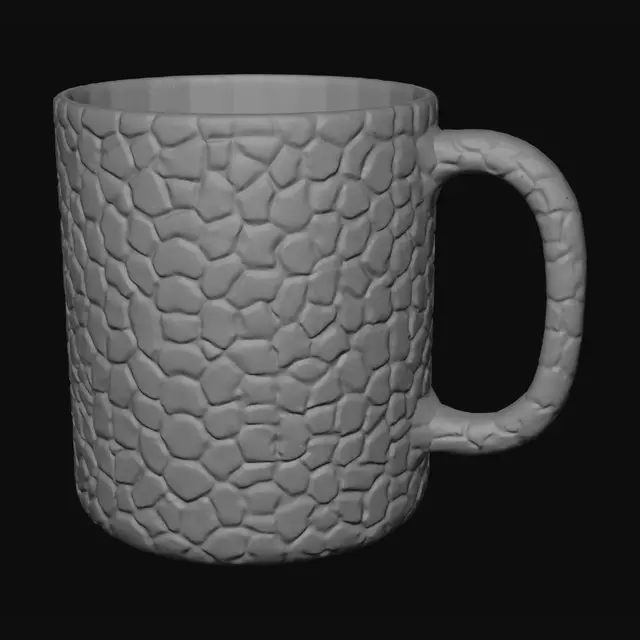 3D model for Green Scale Mug