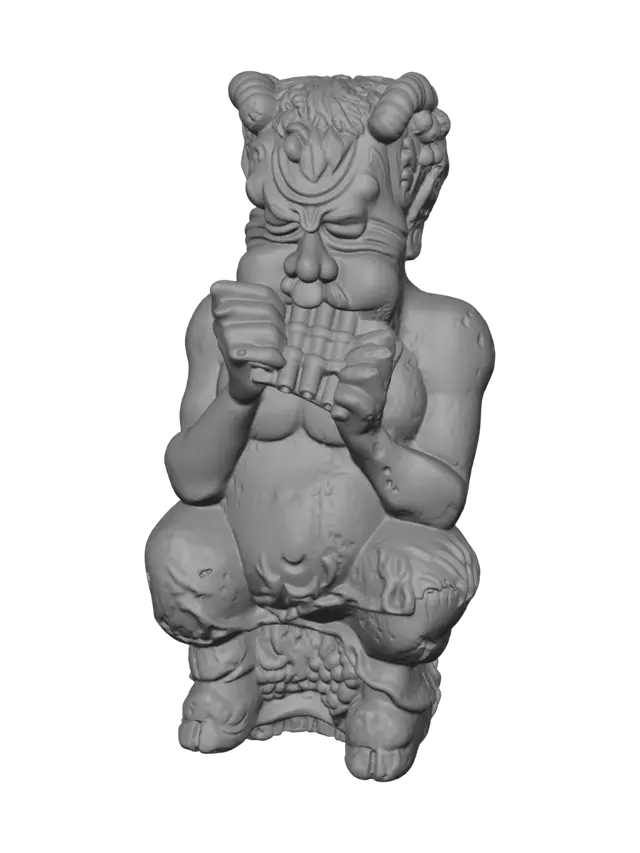 3D model for Flute-Playing Demon