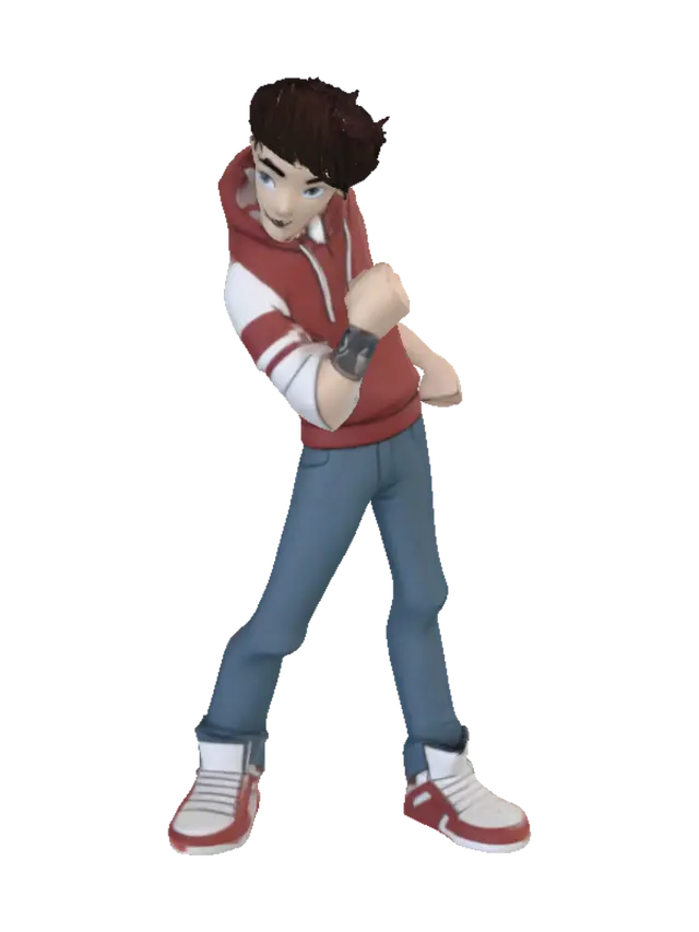 3D model for Red Hoodie Hero