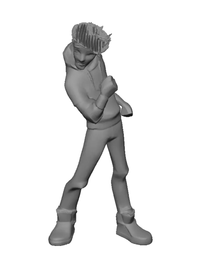 3D model for Red Hoodie Hero
