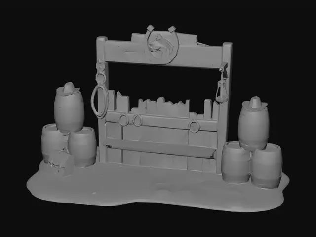 3D model for Frontier Outpost