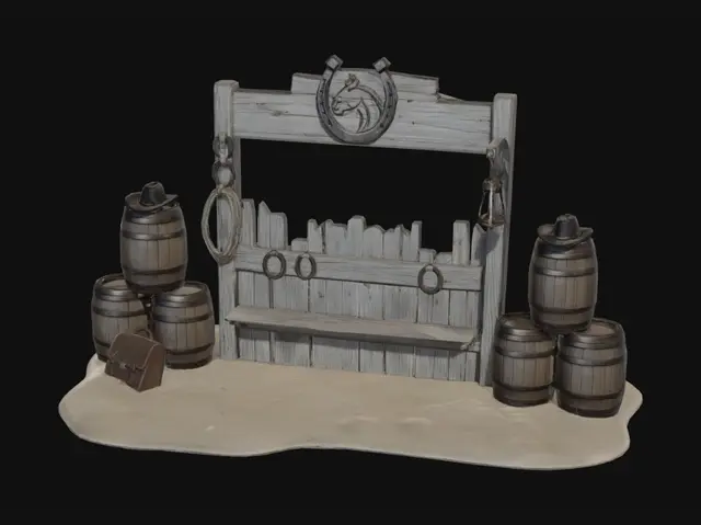 3D model for Frontier Outpost