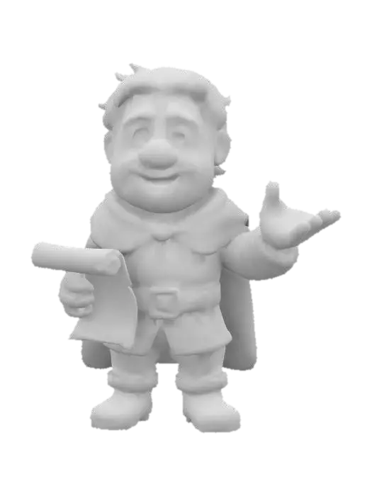 3D model for Fish Shop NPC