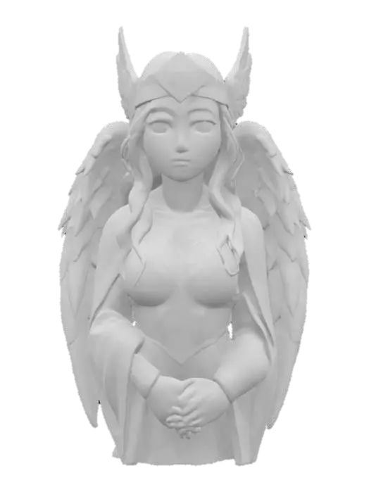 3D model for [Norway] Anime style Valkyrie , #AroundTheWorld#