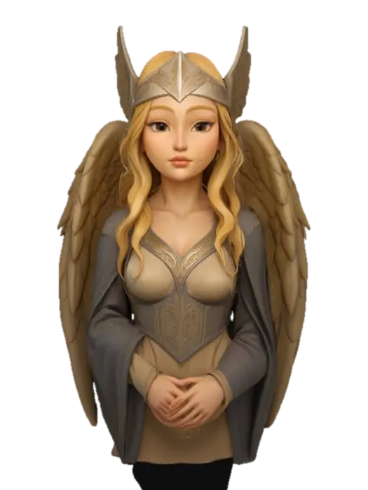 3D model for [Norway] Anime style Valkyrie , #AroundTheWorld#