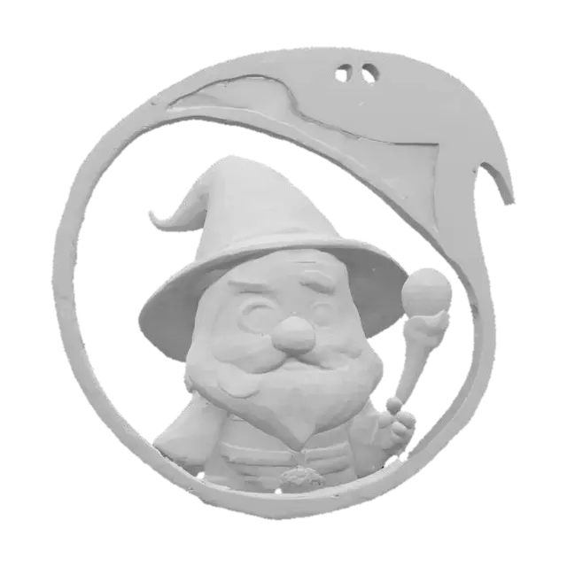 3D model for Wizard emblem , #emblem#